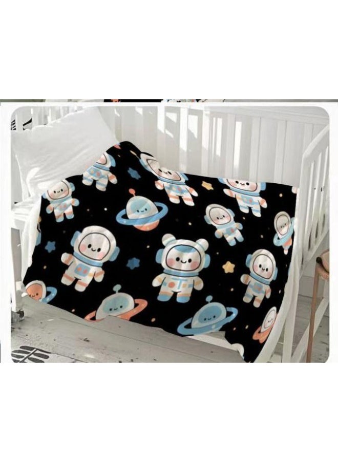 general Children's or student cartoon flannel thin blanket (warm and comfortable, suitable for sleep, games) 100cm*150cm - 116 - Image 3
