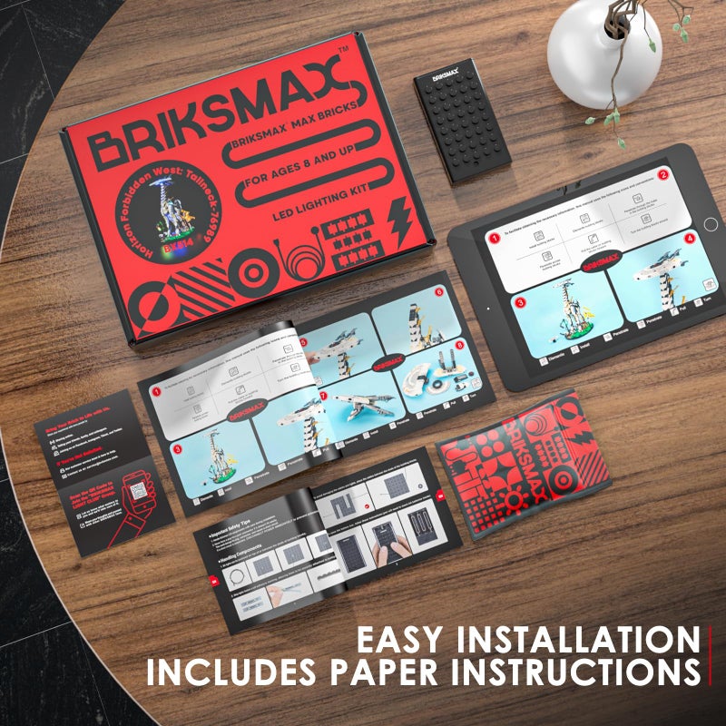 BRIKSMAX Led Lighting Kit Compatible with LEGO-76989 Horizon Forbidden West:Tallneck - Building Blocks Model- Not Include The Lego Set - Image 4