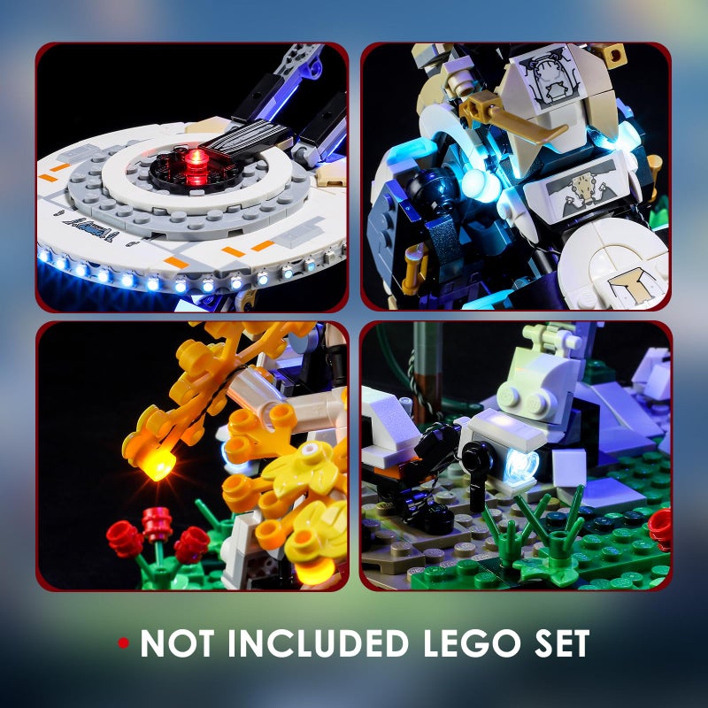 BRIKSMAX Led Lighting Kit Compatible with LEGO-76989 Horizon Forbidden West:Tallneck - Building Blocks Model- Not Include The Lego Set - Image 2