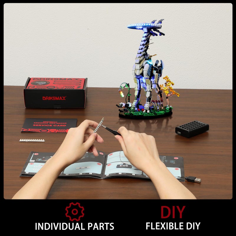 BRIKSMAX Led Lighting Kit Compatible with LEGO-76989 Horizon Forbidden West:Tallneck - Building Blocks Model- Not Include The Lego Set - Image 3