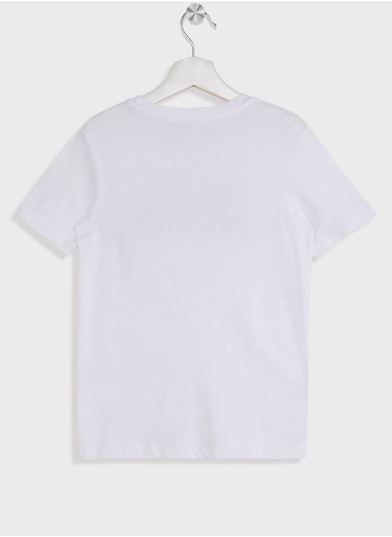 Jack & Jones Junior - Youth Logo T-Shirt & Shorts Set - Image 1