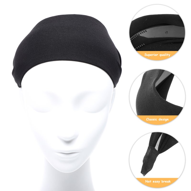 2pcs Fashionable Headband Elegant Wide Headdress All-matched Women Wrap - Image 2