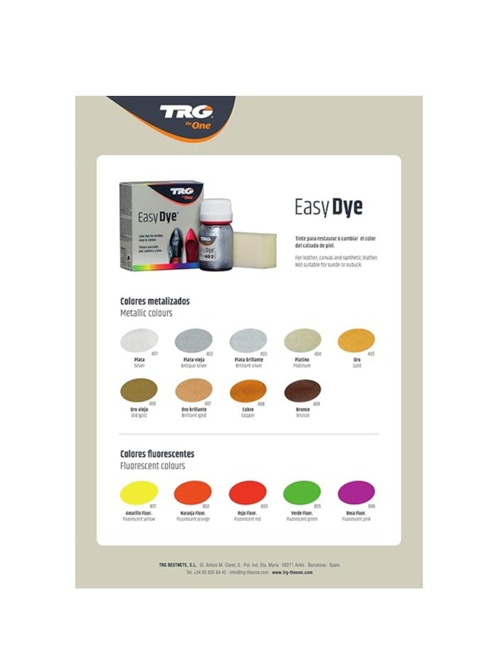 TRG Easy Dye Metallic Color # 401 Silver - Image 3
