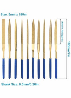 Titanium Coated File Set, Multipurpose Diamond Needle Files Tool 10pcs - pzsku/Z55FDDA41477002D8B28EZ/45/_/1695879519/615fc011-483e-48fa-b0c5-f4dd801a412d