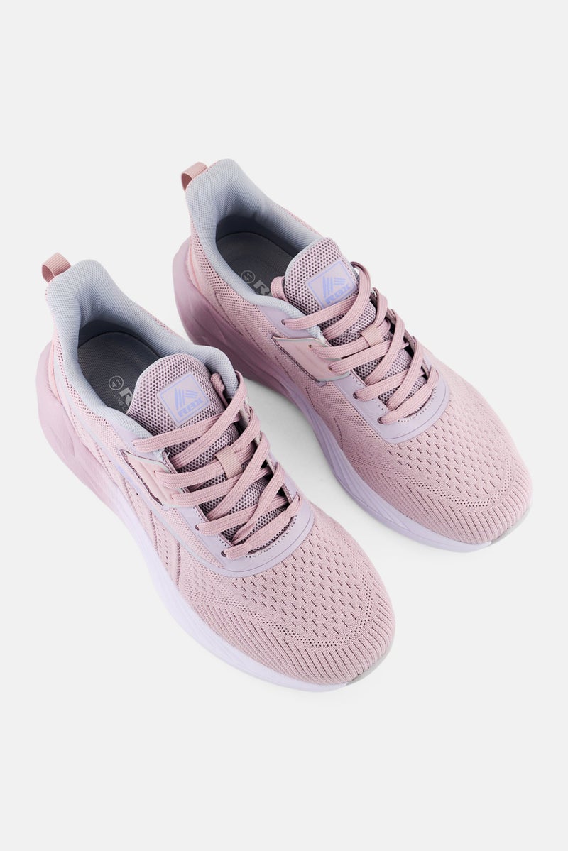 RBX Women Textile Upper Lace Up Training Shoes, Pink - Image 4