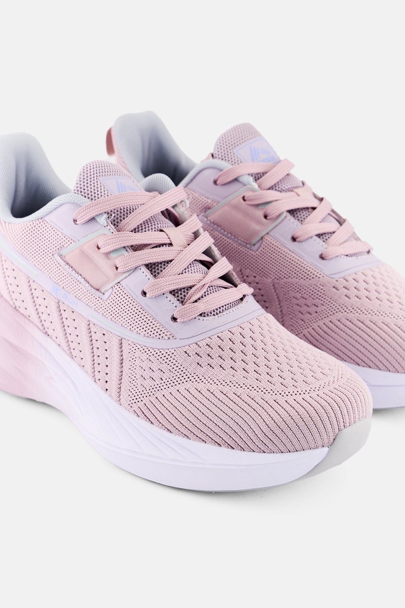 RBX Women Textile Upper Lace Up Training Shoes, Pink - Image 3