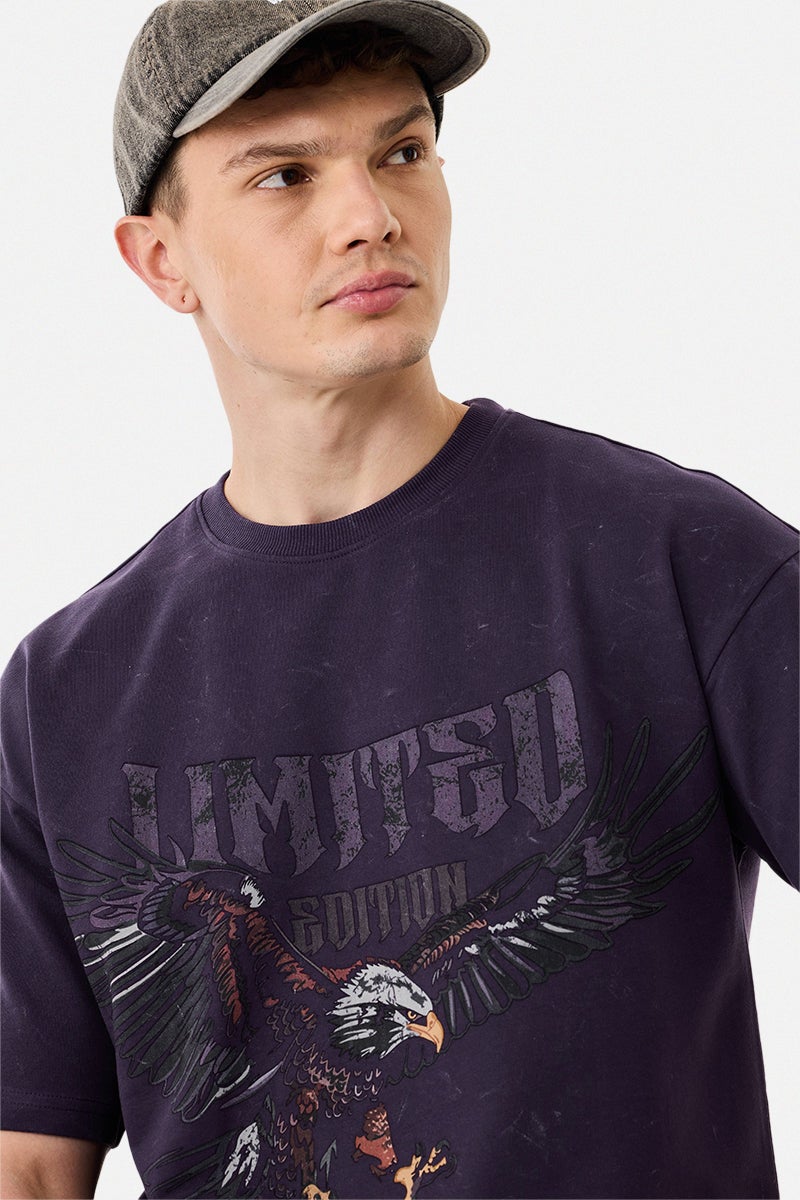 SNITCH Graphic 100% Cotton Oversized T-Shirt - Image 3