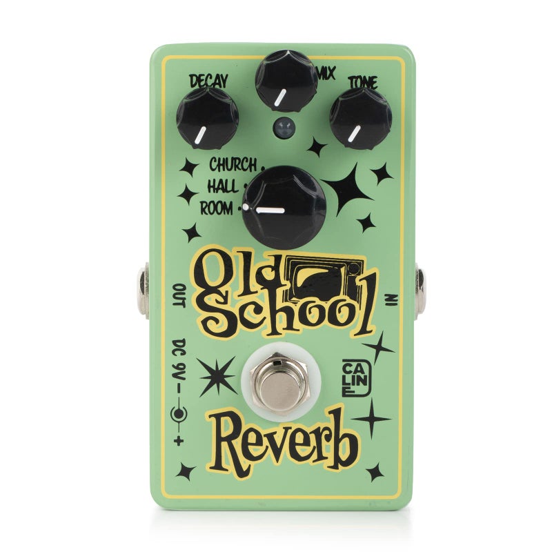 Caline CP-512 Old School Digital Reverb Guitar Effects Pedal (Room, Hall, Church) Aluminum Alloy Casing - Image 1