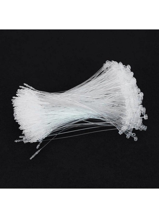 Yesallwas 2000 Pcs 5Inch Plastic Fastener Hang Tag Clear Snap Lock Pin Security Loop For Retail Store Clothing Accessory Price Pins  - Image 1