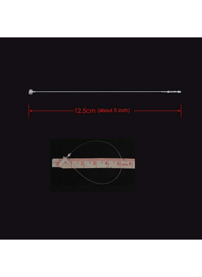 Yesallwas 2000 Pcs 5Inch Plastic Fastener Hang Tag Clear Snap Lock Pin Security Loop For Retail Store Clothing Accessory Price Pins  - Image 3