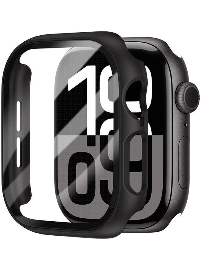 Case for Apple Watch Series 11/Series 10 42mm Screen Protector, Hard PC Case with Tempered Glass Screen Protector Bubble-Free Cover Slim HD Ultra-Thin Bumper - Image 1