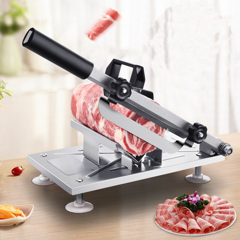 Manual mutton roll slicer multifunctional meat slicer household frozen meat slicer commercial meat slicer artifact(Automatic meat delivery) - Image 4
