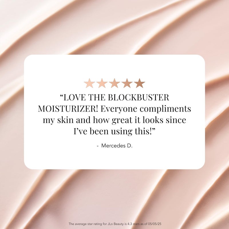 JLO BEAUTY Hydrating Face Moisturizer Cream, Hyaluronic Acid & Peptide Infused Skin Care, Moisturizer Face Cream for Women, Day & Night Formula to Visibly Smooth Fine Lines, That Blockbuster, 1.7 Oz - Image 3