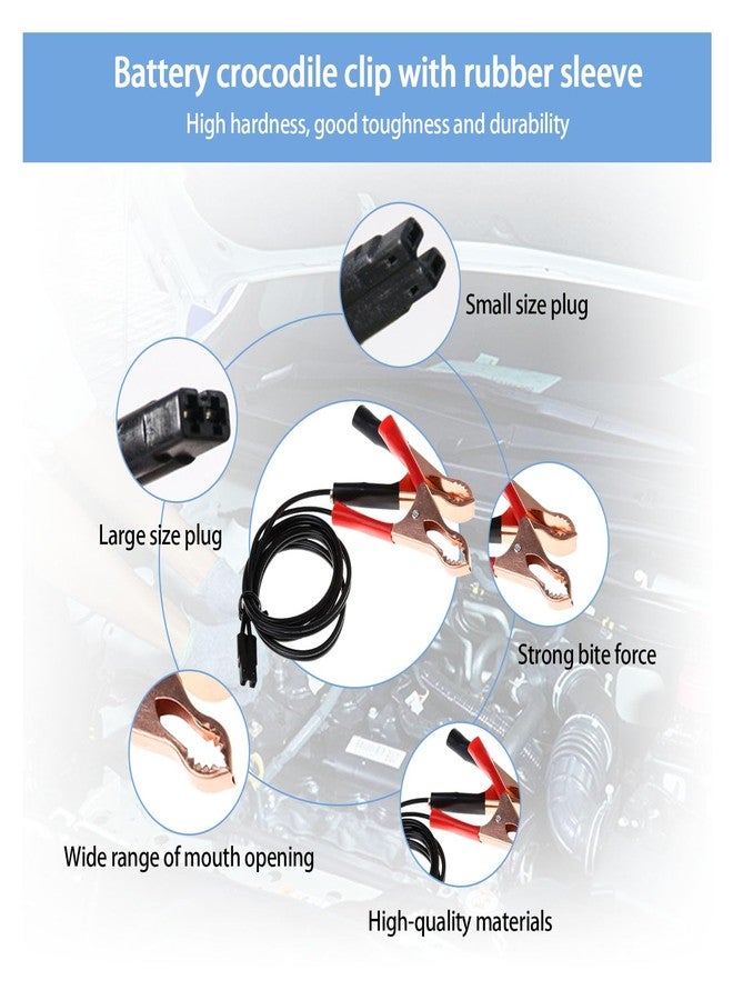 Augeny Auto Fuel Injector Flush Cleaner Adapter, Universal Car Fuel Injection Nozzle Cleaning Assistant Tool Kit, Vehicle DIY Injector Cleaning Tool Set for Auto Motorcycle EV ATV Boat - Image 3
