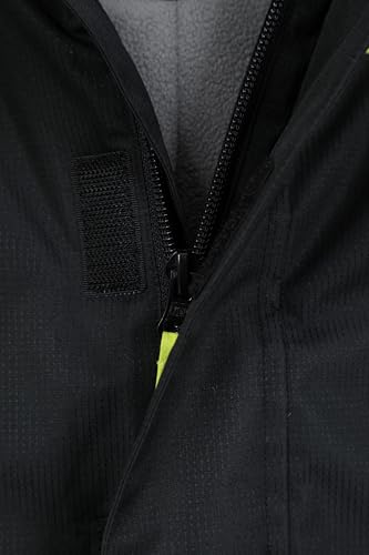 Mountain Warehouse Raptor Kids Ski Jacket Boys Girls Snow Coat Jet Black Kids 34 Yrs 98104 cm - Image 3