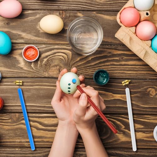 Leriton Set of 3 Pysanky Supplies Kistka Tool 0.3mm 0.4mm 0.5mm Ukrainian Easter Egg Decorating Kit Detailing Fine Brass Tip Hot Wax Pen Art Fluid Painting Pen Touch up Paint Applicator - Image 5