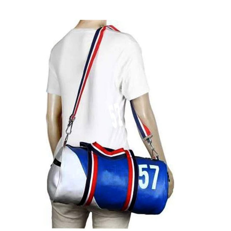 COOL INDIANS Trendy & Classic Gym Bag for Men & Women Leather Sports Gym Bag with Shoulder Strap Duffle Bag Yoga & Travel Bag for Boys & Girls Duffle Bag & Travelling & Outdoor Bag (57 NO Blue) - Image 4