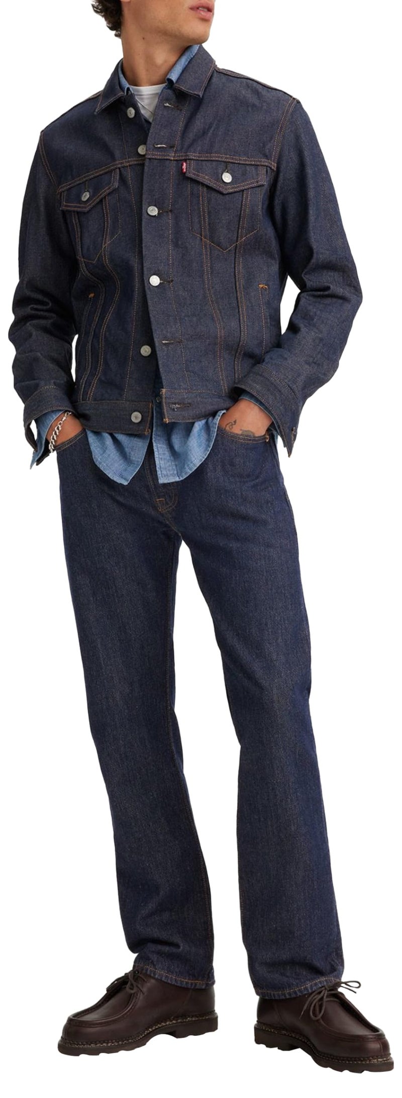 Levi's Men's 501 Original Fit Jeans (Also Available in Big & Tall), Rinse, 28W x 30L - Image 5