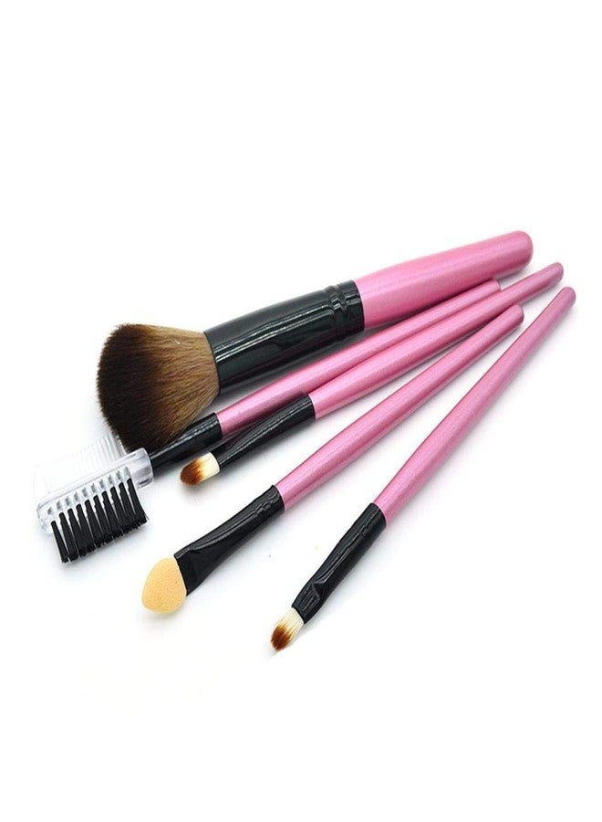 EKANTIK Professional Cosmetic Make Up Soft Hair Brush Set - Pack of 5 (Multicolor) - Image 3