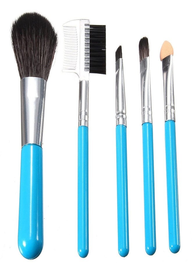 EKANTIK Professional Cosmetic Make Up Soft Hair Brush Set - Pack of 5 (Multicolor) - Image 1