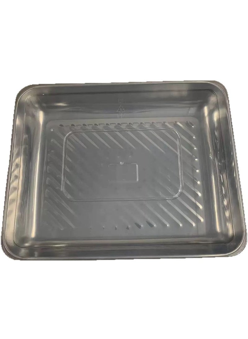 1 Pcs Stainless Steel Multifunctional Square Serving Tray with Lid Airtight Deli Meat Storage Containers for Fridge Dishwasher Safe Kitchen Food Storage Containers - Image 4