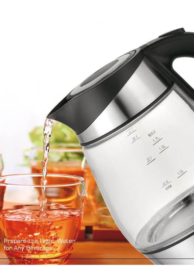 Badraig Electric Water Kettle 1.7L 2200 W Silver/Black  - Image 2