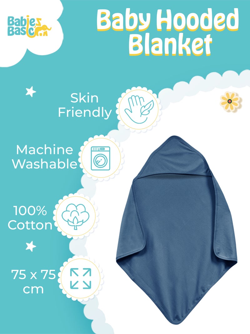 Babies Basic Ribbed Cotton Blanket/Swaddle - Image 3