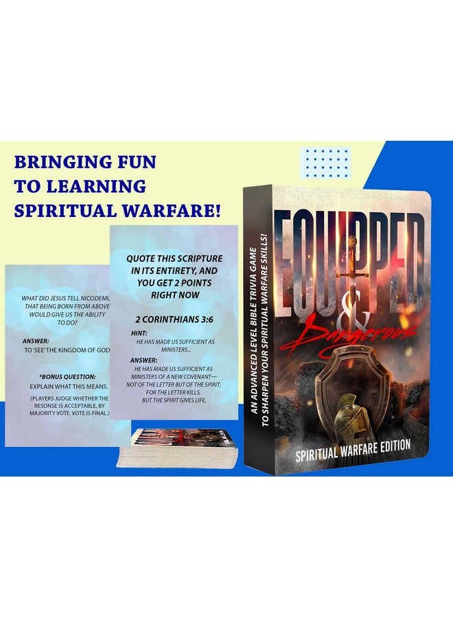 Spiritual Warfare Bible Trivia Game | Fun & Faith-Building Game for Family, Youth Groups & Bible Study | Master Scripture, Deepen Understanding, and Equip Yourself with Biblical Knowledge  - Image 4