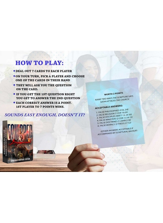 Spiritual Warfare Bible Trivia Game | Fun & Faith-Building Game for Family, Youth Groups & Bible Study | Master Scripture, Deepen Understanding, and Equip Yourself with Biblical Knowledge  - Image 5