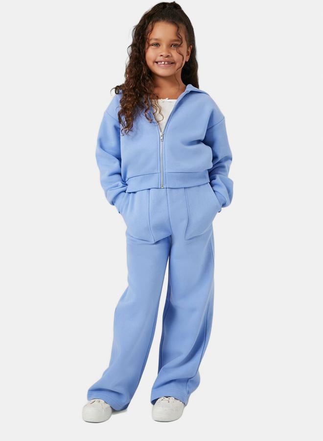 FOREVER 21 Girls Fleece Zip-Up Hoodie (Kids)  - Image 5
