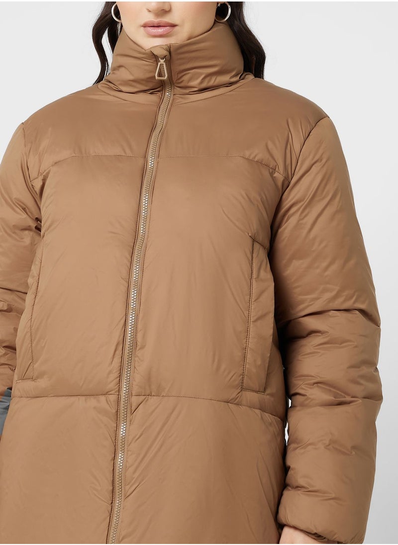 High Neck Puffer Jacket
