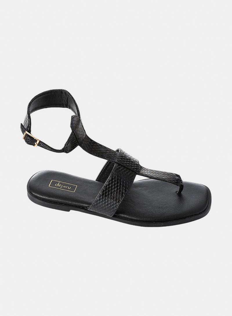 Dejavu Shoes JAL-DJTX-017  Solid Comfort Sandal For Women - Image 1