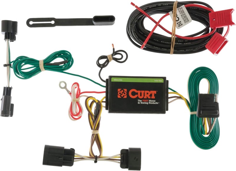 CURT 56180 Vehicle-Side Custom 4-Pin Trailer Wiring Harness for Cadillac ATS - Image 1