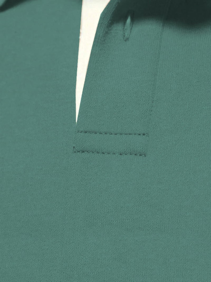 JVX Men T-Shirt | Full Sleeve T Shirt(MRT-209) (in, Alpha, M, Standard, Teal) - Image 2