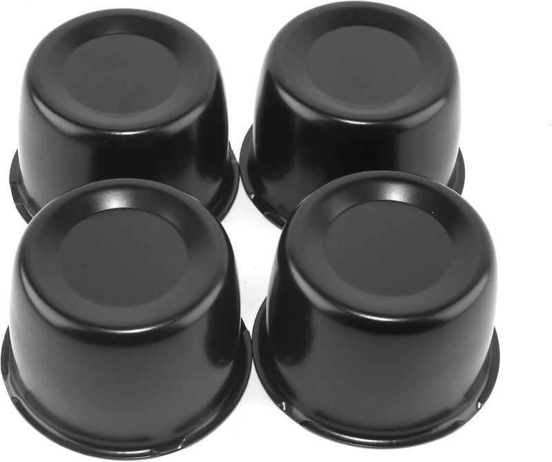 RTRHINOTUNING Stainless Steel Push Through Center Caps 3.31" for Trailer Truck Rv Wheel Rims Chrome Trailer Hub Cap 2.34" Hight 4 PCS Wheel Center Caps - Image 1