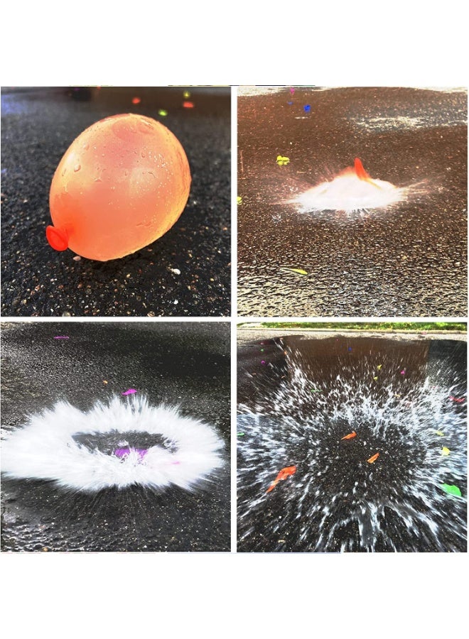 JZS Water Balloons Toys For Kids,222Pcs Rapid-Filling Self-Sealing Bunch Water Balloons for Outdoor Family,Friends,Children Summer Fun,for Beach & Pool Games,Balloon Bombs For Party - Image 5