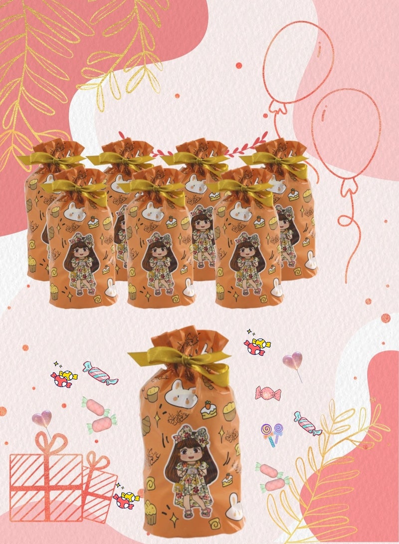 50 Pieces Ramadan Kareem Gift Bags Plastic Candy Cookie Sweets Bags Eid Mubarak Muslim Party Gift Bags 14.5×23cm - Image 5