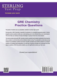 Sterling Test Prep GRE Chemistry Practice Question: High Yield GRE Chemistry Questions with Detailed E  - Image 1