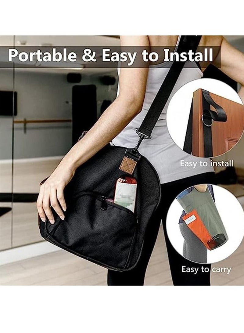 Door Anchor Strap for Resistance Bands,Workout Resistance Band Door Anchor Portable Easy Assemble Secure Multi Point Anchor Gym for Home Fitness Heavy Duty Door Anchor - Image 3