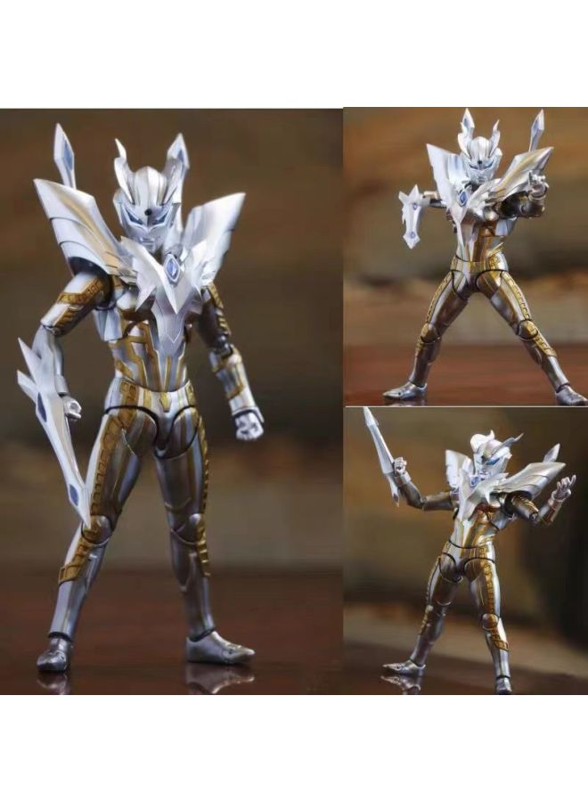 لعبة Shf Ultimate Shining Cello Ott المصنوعة يدويًا، نموذج مجسم متعدد المفاصل سوبر أكشن هدية للأولاد - اللون: 【تغليف صندوق هدايا رائع】 شكل حليبي أصلي 18 سم متعدد المفاصل وقابل للنقل الفائق - Image 5