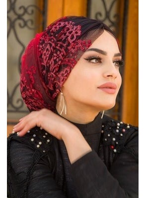 Aişe Tesettür Aisha Hijab Pleated Wrap Bonnet  - Image 1