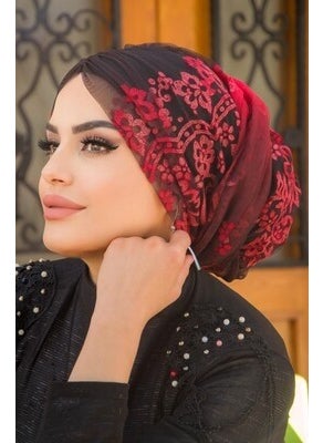 Aişe Tesettür Aisha Hijab Pleated Wrap Bonnet  - Image 2