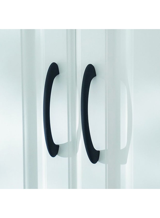 milano Milano Aria Cabinet Handle Zinc Alloy – Premium Pull Handle for Kitchen Cabinets, Drawers, Cupboards, Wardrobes – Sleek Modern Design Furniture Handle Earl Black 195X33X13Mm  - Image 3