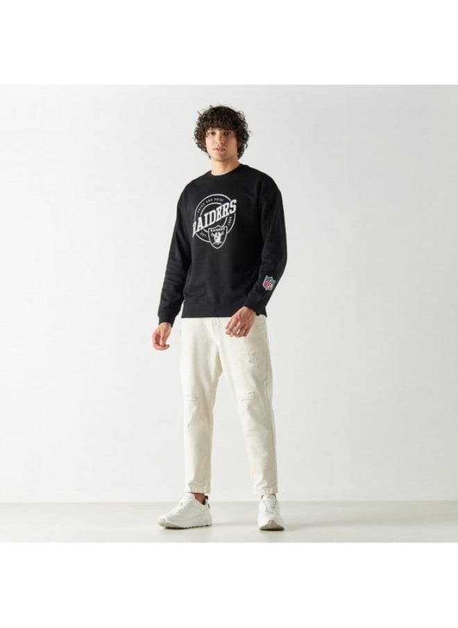 SP Characters All-Over National Football League Print Sweatshirt with Long Sleeves  - Image 3