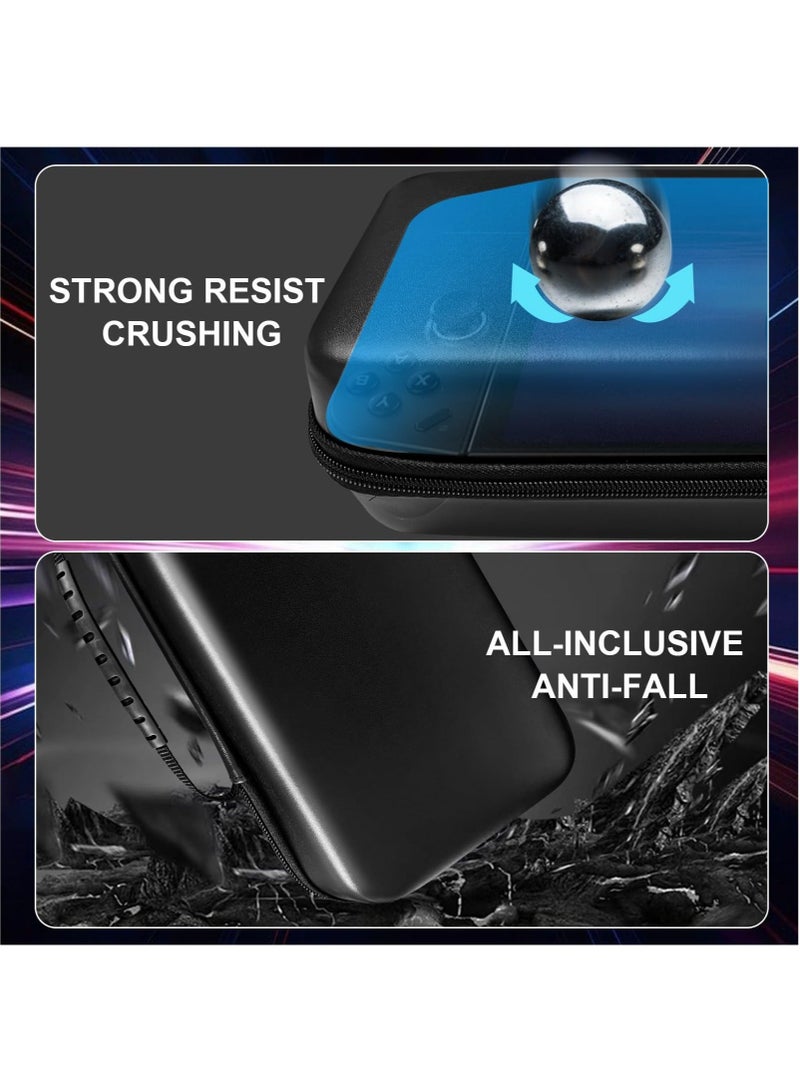 Captaintech Leather Carrying Case for Lenovo Legion Go Handheld, Hard Legion Go Case with Built-In Stand Design, Waterproof Protective Travel Bag Case for Lenovo Legion Go Console Grip, Legion Go Accessories - Image 3