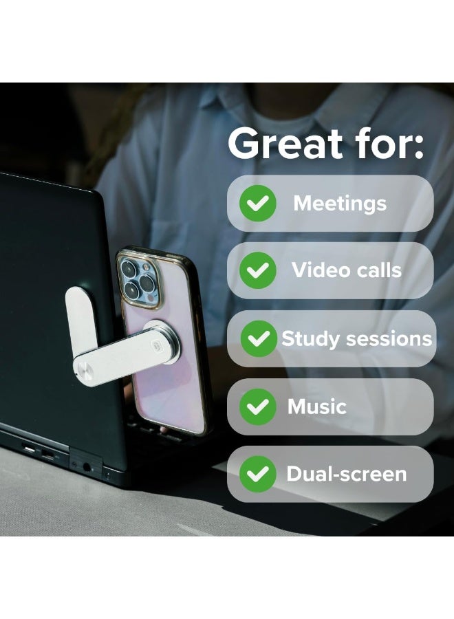 SideEye Phone Mount | Double Your Screen with Our Smartphone Magnetic Holder | Compatible with Any Type of Laptop and Smartphone | Magnetic Moving Mobile Holder on Laptop or Car - Image 5