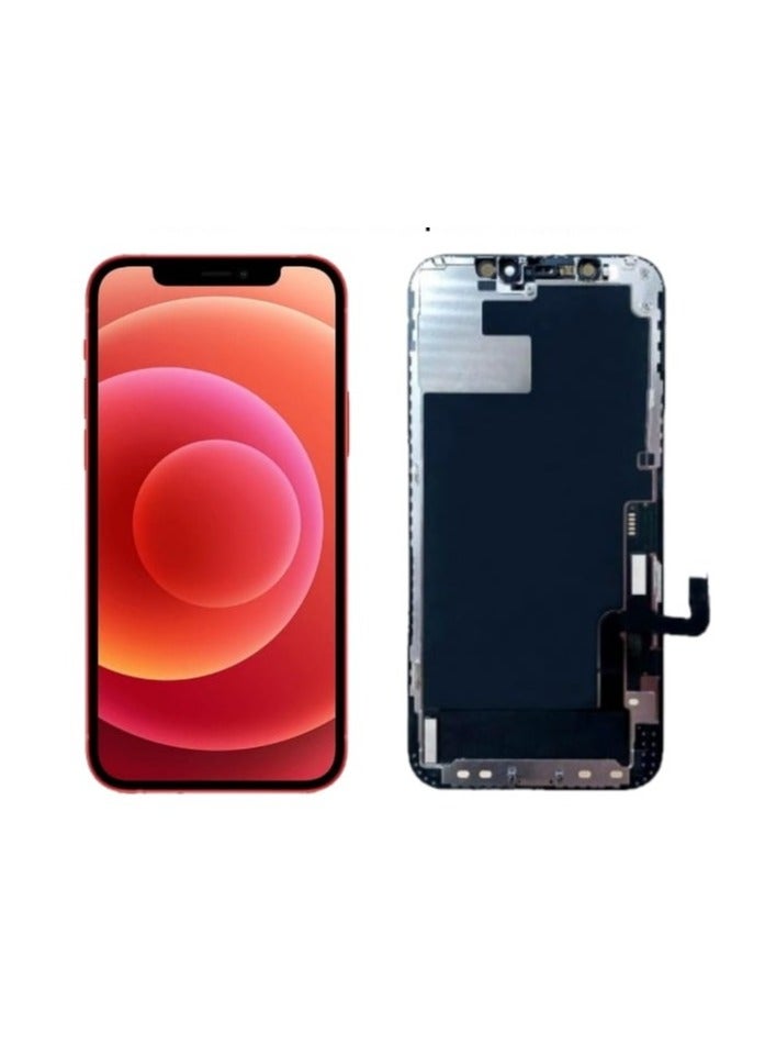 LCD Screen Replacement For iPhone 12/12 Pro Black  - Image 1