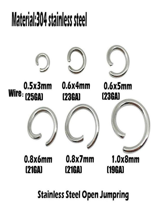 WOCRAFT 2000 pcs Very Small 0.5x3mm Stainless Steel Split Rings Open Jump Ring Connector Rings for Jewelry Making Necklaces Bracelet Earrings Keychain DIY Craft (11673) - Image 2