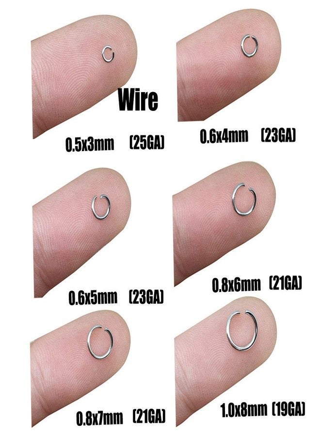WOCRAFT 2000 pcs Very Small 0.5x3mm Stainless Steel Split Rings Open Jump Ring Connector Rings for Jewelry Making Necklaces Bracelet Earrings Keychain DIY Craft (11673) - Image 4