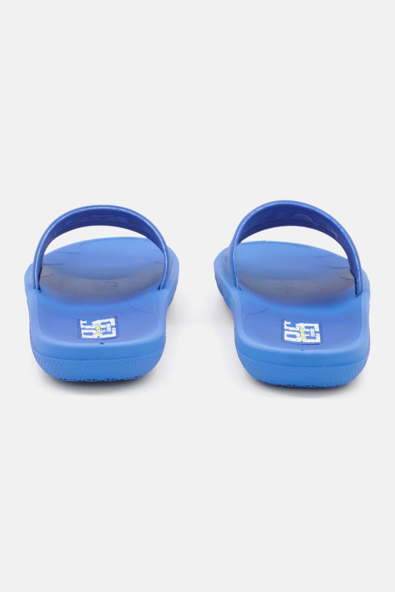RIDER Kids Boy Slip On Slides, Blue - Image 2